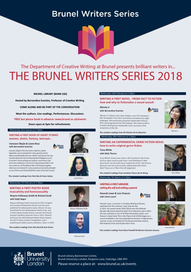 WRITERS SERIES TERM 2 2018
